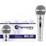 Ficha técnica e caractérísticas do produto Microfone Dinâmico Supercardióide Mdc201 Prata - Harmonics