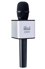 Ficha técnica e caractérísticas do produto Microfone Karaoke Voice Bluetooth Preto 6W MK100 OEX