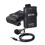 Ficha técnica e caractérísticas do produto Microfone Lapela Sem Fio para Smartphone e Câmera Boya By-Wm4