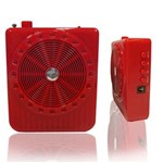 Ficha técnica e caractérísticas do produto MicroFONE MEGAFONE Digital Palestras Amplificador de Voz - Vermelho