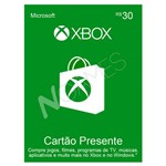 Ficha técnica e caractérísticas do produto Microsoft Gift Card R 30 - Xbox Live Brasil