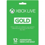 Ficha técnica e caractérísticas do produto Microsoft Live Card Microsoft Gold 12 Meses para Xbox 360 e Xbox One