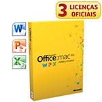 Ficha técnica e caractérísticas do produto Microsoft Office Home & Student 2011 para Mac - Word/Excel/Power Point 3 Licenças Oficiais para Mac