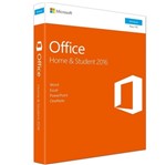 Ficha técnica e caractérísticas do produto Microsoft Office Home + Student 2016 Braz Fpp 79G-04766