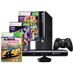 Ficha técnica e caractérísticas do produto Microsoft Xbox 360 250GB Edição Especial com Kinect + Controle Wireless + Kinect Adventures + Dance Central 3 + Forza Horizon
