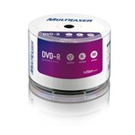 Ficha técnica e caractérísticas do produto Mídia DVD+R Vel 08x 50 Imprimível Branco Dual Layer