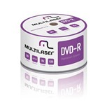 Ficha técnica e caractérísticas do produto Midia Dvd-R Vel. 08x - 50 Un. Shrink Imprimivel Branco