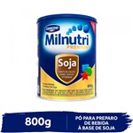 Ficha técnica e caractérísticas do produto Milnutri Leite em Pó Soja 800g