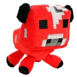 Ficha técnica e caractérísticas do produto Minecraft Baby Mooshroom Vermelho Boneco Bicho de Pelúcia Original Mojang Personagem Jogo Game - Mls