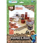 Ficha técnica e caractérísticas do produto Minecraft Papercraft Minecart Set - Multikids