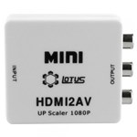 Ficha técnica e caractérísticas do produto Mini Adaptador Conversor HDMI para Video Composto RCA AV - Lotus