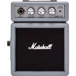 Ficha técnica e caractérísticas do produto Mini Amplificador Marshall MS-2J Silver Jubilee P/ Guitarra - AP0315
