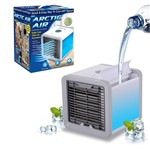 Ficha técnica e caractérísticas do produto Mini Ar Condicionado Portátil Arctic Air Cooler Umidificador Climatizador Luz Led