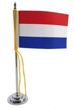 Ficha técnica e caractérísticas do produto Mini Bandeira de Mesa da Holanda 15 Cm Poliéster