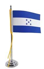 Ficha técnica e caractérísticas do produto Mini Bandeira de Mesa da Honduras 15 Cm Poliéster