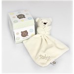 Ficha técnica e caractérísticas do produto Mini Blanket (Naninha) Ursinho em Plush Branco Zip Toys