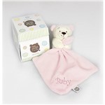 Ficha técnica e caractérísticas do produto Mini Blanket (Naninha) Ursinho em Plush Rosa Zip Toys