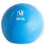 Ficha técnica e caractérísticas do produto Mini Bola LiveUp LS3003-3 Azul Peso 3Kg para Exercícios