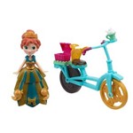 Ficha técnica e caractérísticas do produto Mini Boneca - Frozen - Anna Passeio de Bicicleta