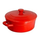 Ficha técnica e caractérísticas do produto Mini Caçarola Mondoceram Gourmet Vermelha - 14,5 Cm
