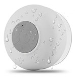 Mini Caixa Caixinha de Som Prova D'água Bluetooth Branca - Pg