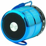 Ficha técnica e caractérísticas do produto Mini Caixa de Som Portátil para Celular Ws-887 - Azul