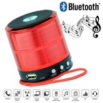 Ficha técnica e caractérísticas do produto Mini Caixa De Som Portátil Speaker Ws-887 - Vermelho