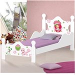 Ficha técnica e caractérísticas do produto Mini Cama Infantil com Grade de Proteção Íris Moranguinho 100% MDF