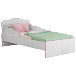 Ficha técnica e caractérísticas do produto Mini Cama Qmovi Doce Sonho 113 Branco Rosa