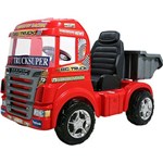 Ficha técnica e caractérísticas do produto Mini Caminhão Elétrico - Big Truck Vermelho - Magic Toys