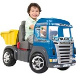 Ficha técnica e caractérísticas do produto Mini Caminhão Pedal Infantil Magic Toys Big Truck - Azul