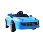 Ficha técnica e caractérísticas do produto Mini Carro Eléctrico Infantil Azul - Importway