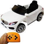 Ficha técnica e caractérísticas do produto Mini Carro Elétrico Infantil 6v com Controle Remoto-Branco