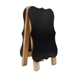 Ficha técnica e caractérísticas do produto Mini Cavalete Gourmet Lousa Quadro Negro Blackboard 17x12cm Cortiarte