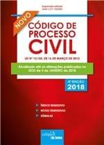 Ficha técnica e caractérísticas do produto Mini Código de Processo Civil 2018 – Ed. Edipro