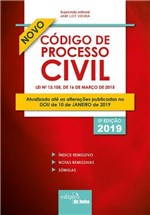 Ficha técnica e caractérísticas do produto Mini Código de Processo Civil - Edipro - 2019