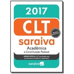 Ficha técnica e caractérísticas do produto Mini Codigo Saraiva 2017: Clt Academica E Constitu