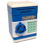 Ficha técnica e caractérísticas do produto Mini Cofre Eletrônico Digital Senha 4 Dígitos Notas e Moedas Azul - Lorben GT170903-BL