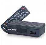 Ficha técnica e caractérísticas do produto Mini Conversor e Gravador Digital DTV-4000 Preto Aquario