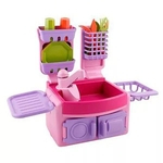 Ficha técnica e caractérísticas do produto Mini Cozinha Infantil Rosa Brinquedo Cotiplas
