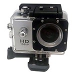 Ficha técnica e caractérísticas do produto Mini Filmadora HD 1080P Resistente Esportes Prova D' Água 30m USB