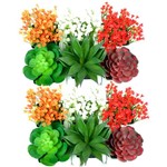 Ficha técnica e caractérísticas do produto Mini Flores Artificiais Kit com 12 Flores - BTC KF0031