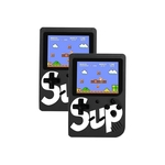 Ficha técnica e caractérísticas do produto 2 Mini Game Portátil 400 Jogos Retro Sup Game Box
