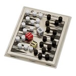 Ficha técnica e caractérísticas do produto Mini Jogo de Gamão com Peças Magnéticas - Incasa