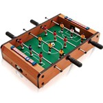 Ficha técnica e caractérísticas do produto Mini Jogo Mesa de Pebolim Totó com 12 Jogadores Placar e Bolas C101