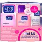 Ficha técnica e caractérísticas do produto Mini Kit Cuidados com a Pele Clean & Clear Ação Intensiva