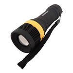 Mini Lanterna Brasfort Led com Zoom Alça Preta