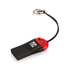 Ficha técnica e caractérísticas do produto Mini Leitor Adaptador Pen Drive Usb para Cartão Micro Sd
