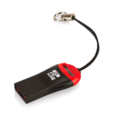 Ficha técnica e caractérísticas do produto Mini Leitor Adaptador Pen Drive USB para Cartão Micro SD