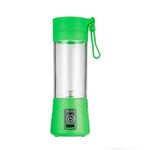 Ficha técnica e caractérísticas do produto Mini Liquidificador Portátil Shake Eletrico Juice Cup Verde